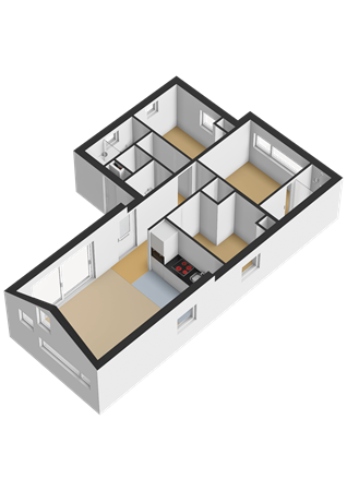 Floorplan - Zeedijk 24-944, 4504 PN Nieuwvliet